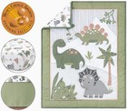 The Peanutshell 3 Piece Baby Crib Bedding Set For Boys - Newborn  Crib  Green 