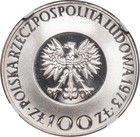 1973  Poland  Proof Silver 100 Zlotych Trial Prob   Coin  Pa-p352a  Ngc Pf-69 Uc 