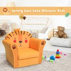 Kids Lion Sofa Children Armrest Couch Upholstered Chair Toddler Furniture Gift