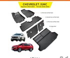 Custom Fit 2018-2024 Chevy Equinox Gmc Terrain Floor Mats Cargo Trunk Liner A   