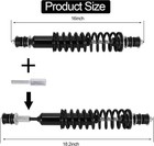 Jiayan Golf Cart Front Or Rear Shock Absorber With Heavy Duty Coil Black 