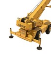 Vintage Grove Rt865b 1 50 Diecast Metal Rough Terrain Crane Yellow black 2 Crank