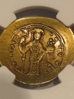 Byzantine Gold Histamenon Nomisma Constantine X Ad 1059-67 Ngc Av Christ Sb-1847