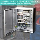 24 X 24 X 12  Nema 4x Stainless Steel Electrical Box Ip66 Waterproof Dustproof
