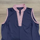 Kinona Dress Womens M Sleeveless Golf Tennis Athletic Pockets Navy Blue