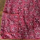 Vintage Red Bandana Full Apron Rick Rack Cottage 50s 60s