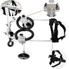 Adjustable Cart Pet dog Wheelchair For Handicapped Large Dog  88-110 Lb