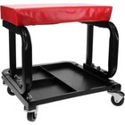 260 Lb Capacity  4 Wheel Creeper Seat With Tray Steel  14  High X 14 Wide