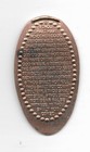 Ten Commandments Religious Token - Press Coin Elongated Penny Souvenir