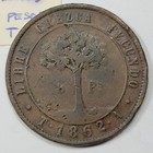 1862 Honduras 8 Pesos Scarce Provisional Issue See Pics Circulated Nice  t868
