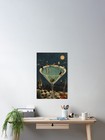 Luxury Vintage Magazine Poster Retro Fashion Cover Wall Art - Unframed