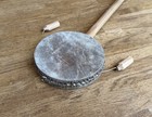 Vintage Handmade Spin Monkey Drum Hand Twist Percussion Musical Instrument
