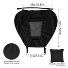 Stroller Sunshade  Waterproof Breathable For Baby  black 