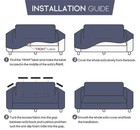 1 2 3 Seater Slipcover Solid Color Sofa Covers Stretch Couch Furniture Protector
