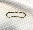Pretty Sterling Su Mark Twisted Chain Bracelet From Italy  Read Description 