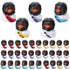 30 Pcs 3d Printed Mini Resin Jesus Ducks Black Jesus Figurines Tiny 3d Printed