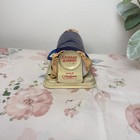 Vintage Excello Ribbon Tin Dispenser Blue Cellophane The Modern Package Tie Usa