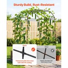 Uimoso Cucumber Trellis U-shape Arch For Vines Climbing 71 26 X 64 96 X 82 68 In