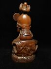 Vintage Wood Wooden Carved Carving Figure Antique Doll Hand Carved Figurines Art