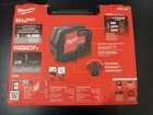 Milwaukee 3521-21 Redlithium Usb Rechargeable Cordless Green Cross Line Laser