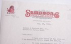 1930 Lamson Goodnow Sampson Co Richmond Va Paint Color Signed Ephemera L927k