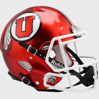 Utah Utes Ncaa Mini Speed Football Helmet Radiant Red - Ncaa 