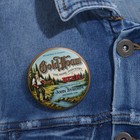 Gold Foam Beer John Strohm Jackson Ca Pre-pro Brewery Pin Retro Pinback Button