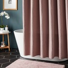 Oversized Relaxed Waffle Weave Shower Curtain Mauve - Threshold