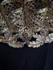 Vintage Victorian Style Lipstick Holder Gold Toned Metal