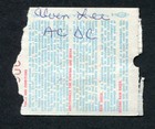 1978 Alvin Lee Ten Years Later Ac dc Bon Scott Concert Ticket Stub Chicago Rare