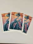 Kraken Ship Tentacle Ocean Aceo Print Art Card Dezarea Dunn Cryptid Series  7 