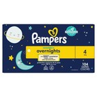 Pampers Swaddlers Overnights Diapers Enormous Pack - Size 4 - 104ct