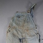 Vintage Big Mac Overalls Mens 38x32 Blue Hickory Railroad Stripe 40s 50s Union