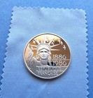1886-1986 Proof 100 Francs Statue Of Liberty Coin   999 Platinum