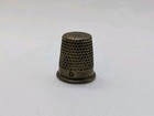 Sewing Thimbles Lot Of 9 Unmarked Miscellaneous Sizes