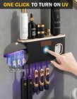 Sentryse Toothbrush Holder With Uv Sanitizer   Toothpaste Dispenser