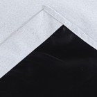 White 100  Blackout Window Curtains - Black Back   Grommets - 4 Sizes   