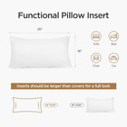 Polyester Decorative Rectangle Throw Pillow Inserts  Hypoallergenic Form Stuf   