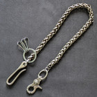 Solid Brass Stainless Steel  Wallet Chain Vintage Finish Handmade In Japan Gwsa