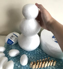 14 Piece Set  Foam Snowman  Foam Eggs  Fairy Garden Fence  Foam Rounds  Supplies