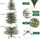 My Texas House 7 5ft Pre-lit Cypress Tree Christmas 500 Led Lights  ships Today 