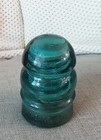Ohio Valley Glass Co   11 O v g co  Blue   Green Glass Keg Cd-112 Insulator 
