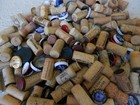 Lot Of 250   Used Natural Wine Bottle Corks Caps Diy Craft Repurpose Home Decor