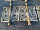 Set  6  Antique Vintage Eastlake K d Victorian Door Hinges 4    By 4   