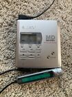 Sony Minidisc Mz-r55 Walkman Portable Minidisc Recorder Player Case Tested Works