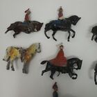 Lot Of 28 Vintage Metal   Lead Military Figures  england  Japan  Usa   see Pics 