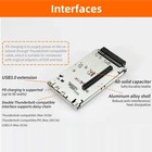 Th3p4g3 Thunderbolt 4 Or 3 Gpu Dock Laptop To External Graphic Card Egpu