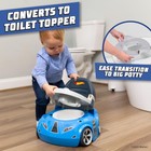 Blue Race Car Potty Training Toilet  Race Car Potty Seat Includes Detachable    