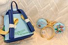 New Disney World Port Orleans Riverside Resort Loungefly Backpack   Ears Set