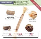 6 Pack Silvervine Sticks Cat Toy  Natural Chew Stick For Dental Care Teeth Clean